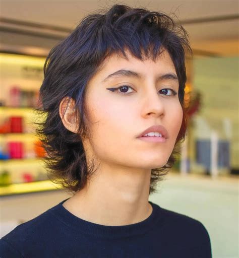 wolf cut short hair|25 Beautiful Short Wolf Cuts Trending This Season